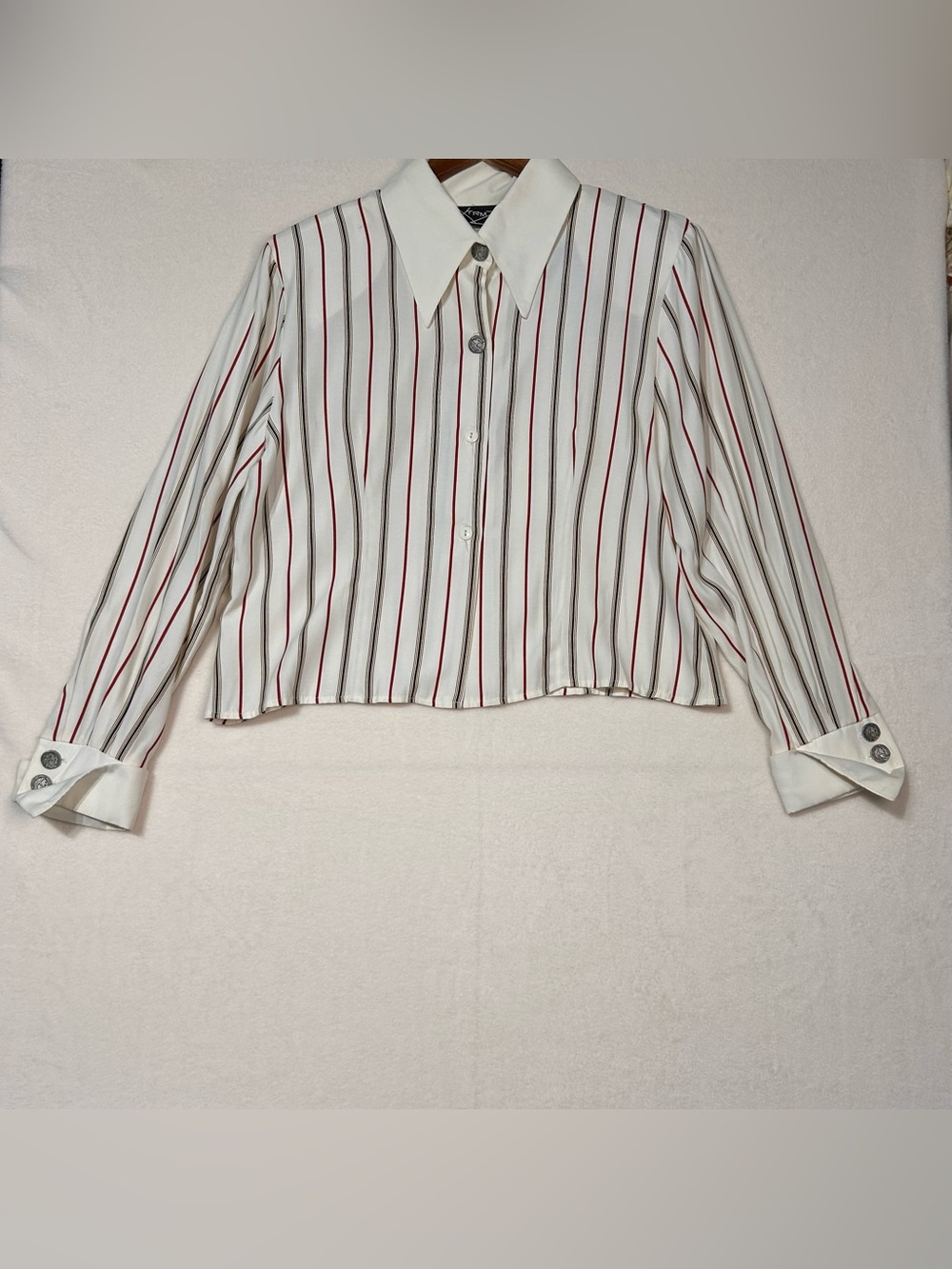 Vintage Xtrmz Vertical Striped Button Up Shirt